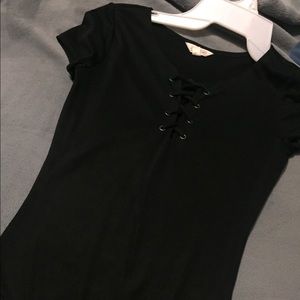 Velvet Black Body Suit